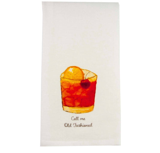 Call Me Old Fashioned Bar Towel